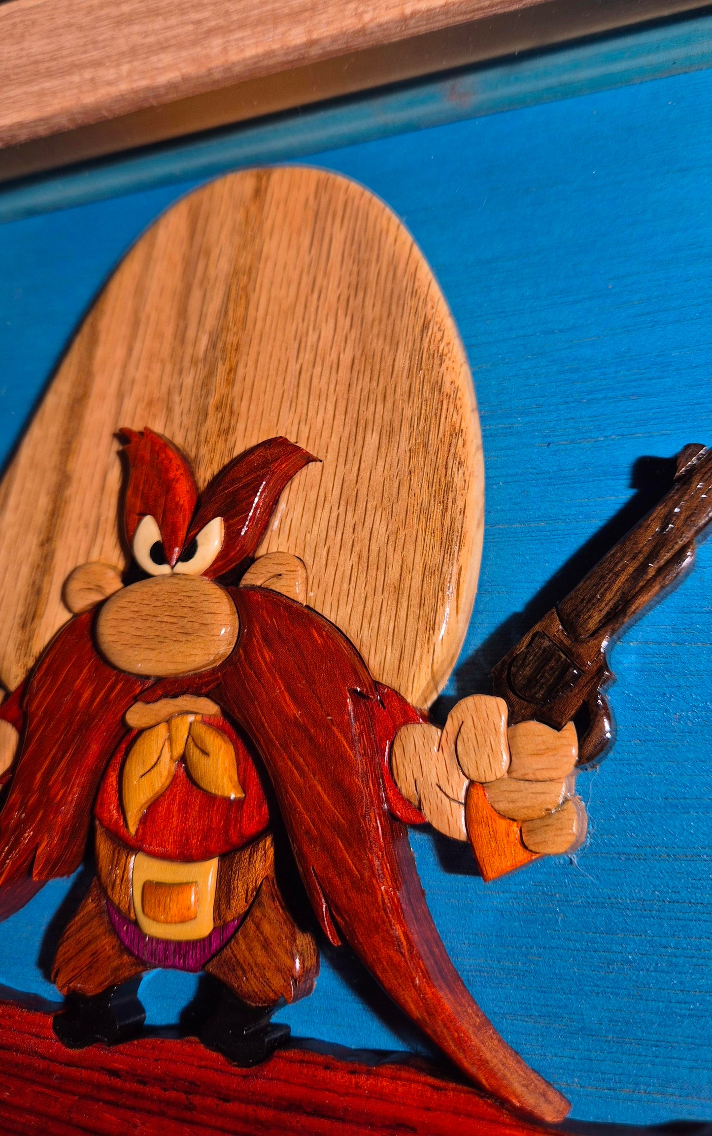 Art de l'Intarsia "Sam le pirate"