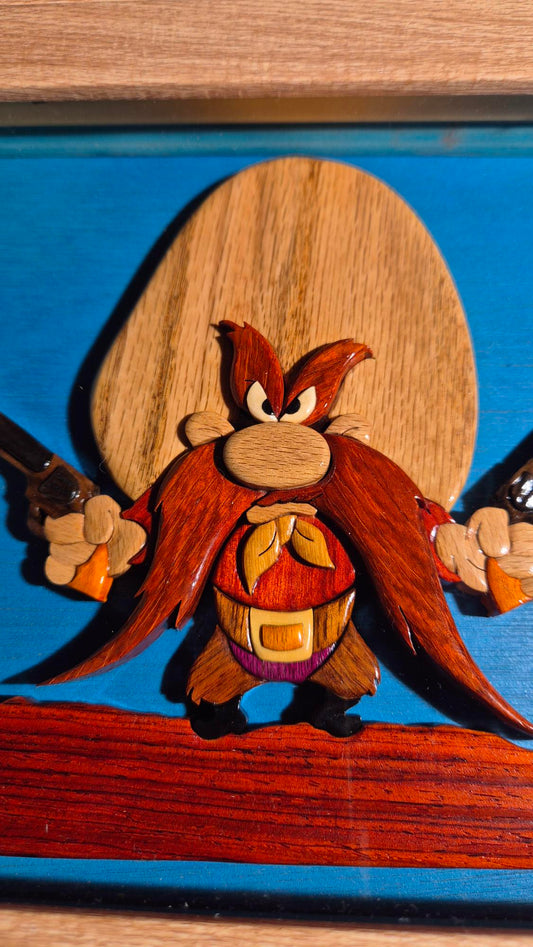 Art de l'Intarsia "Sam le pirate"