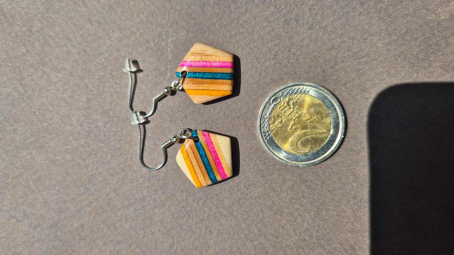Boucles d'oreilles "Multicouleurs"