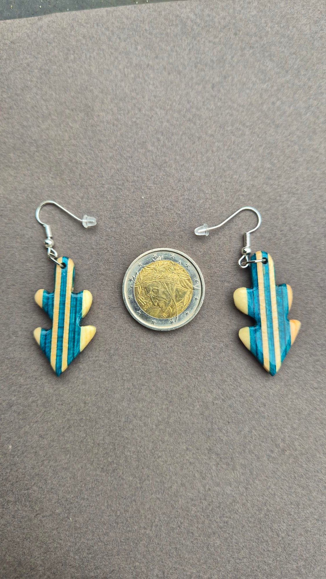 Boucles d'oreilles "Bleu turquoise"