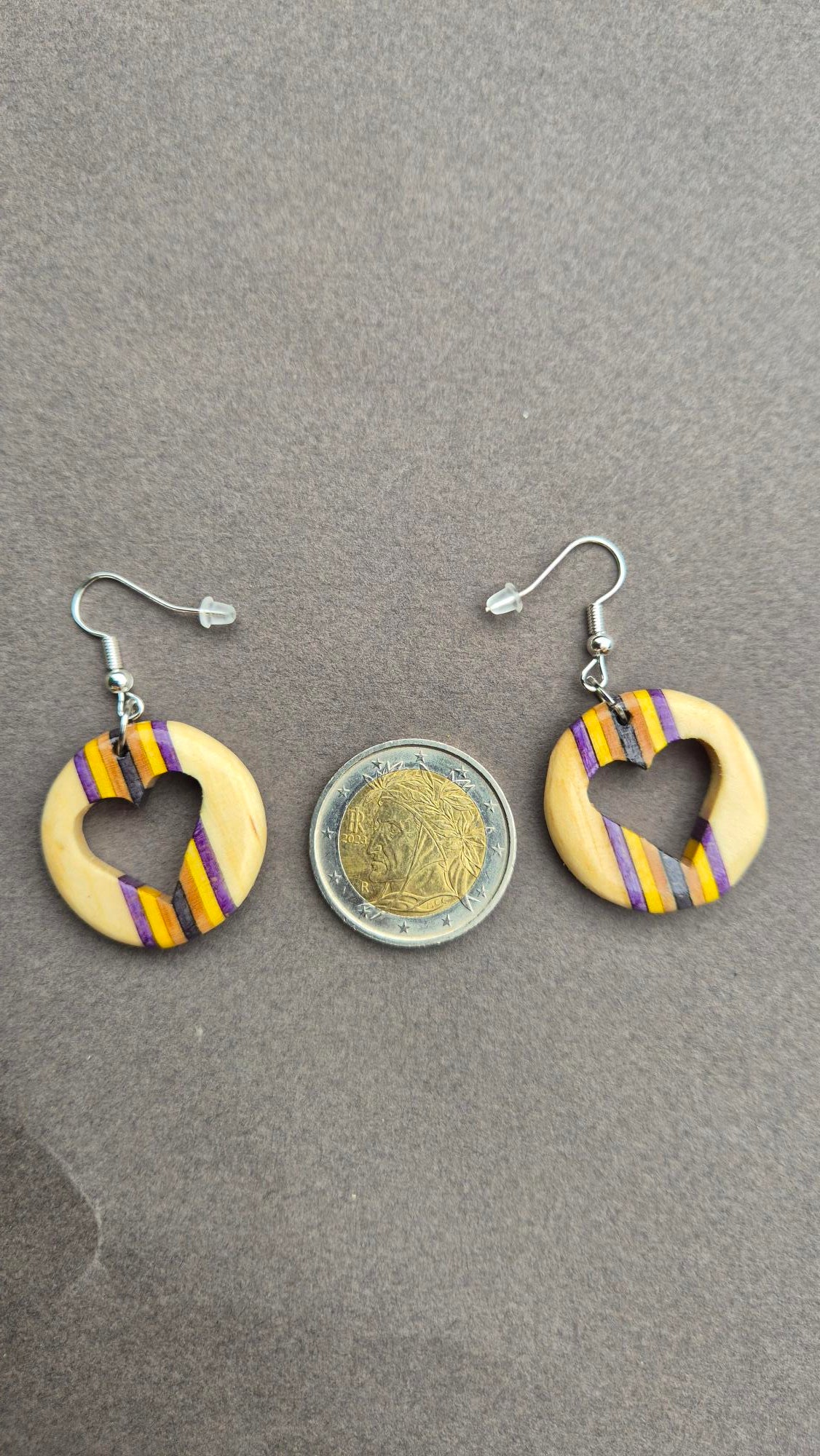 Boucles d'oreilles"Petit coeur"