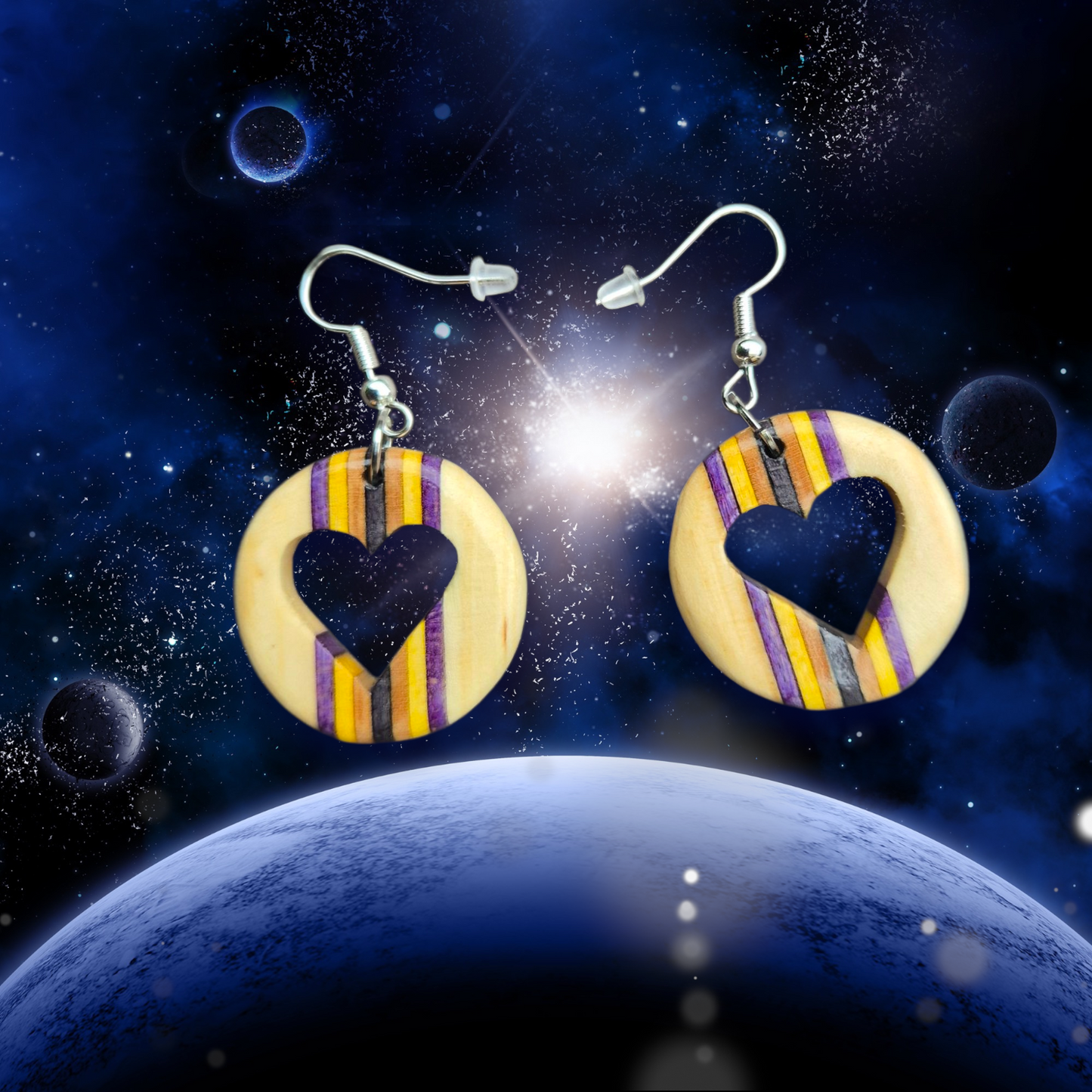 Boucles d'oreilles"Petit coeur"