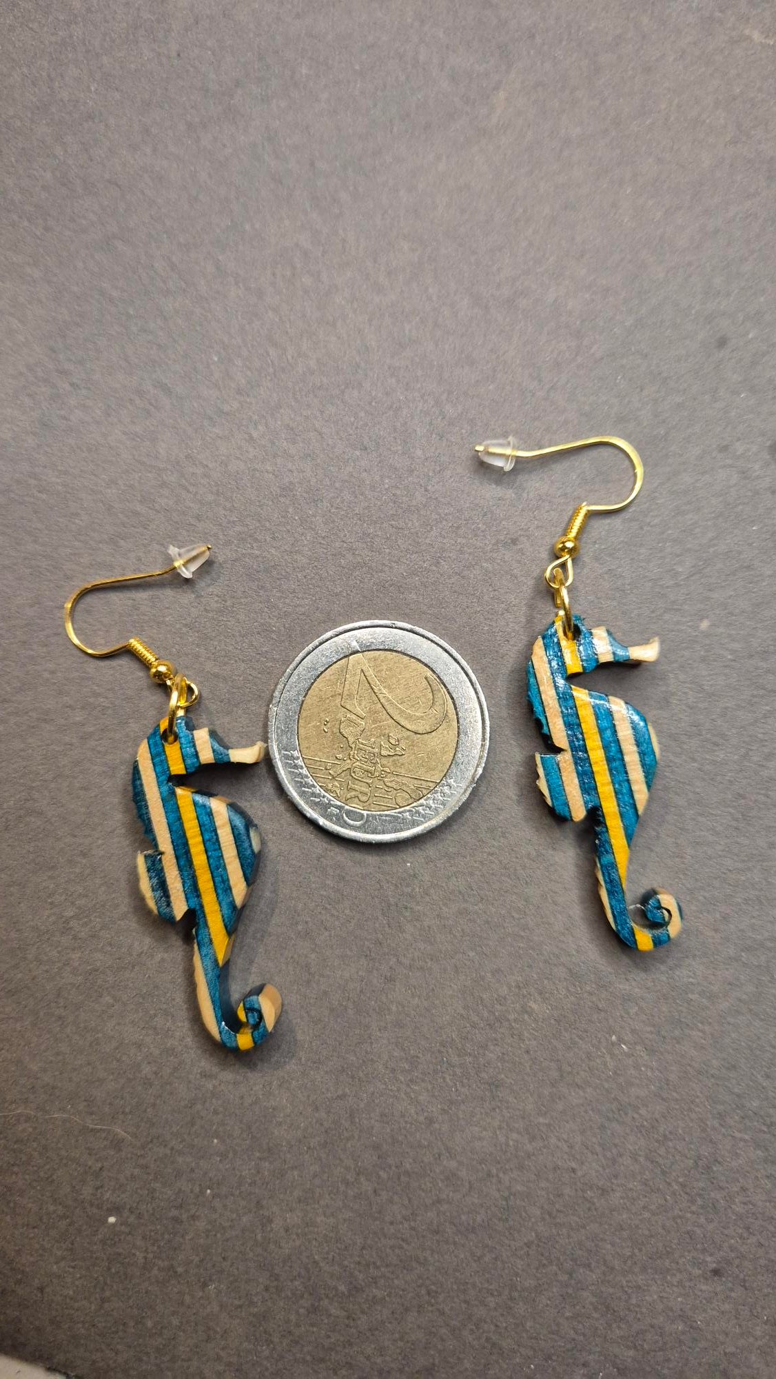 Boucles d'oreilles hippocampe"