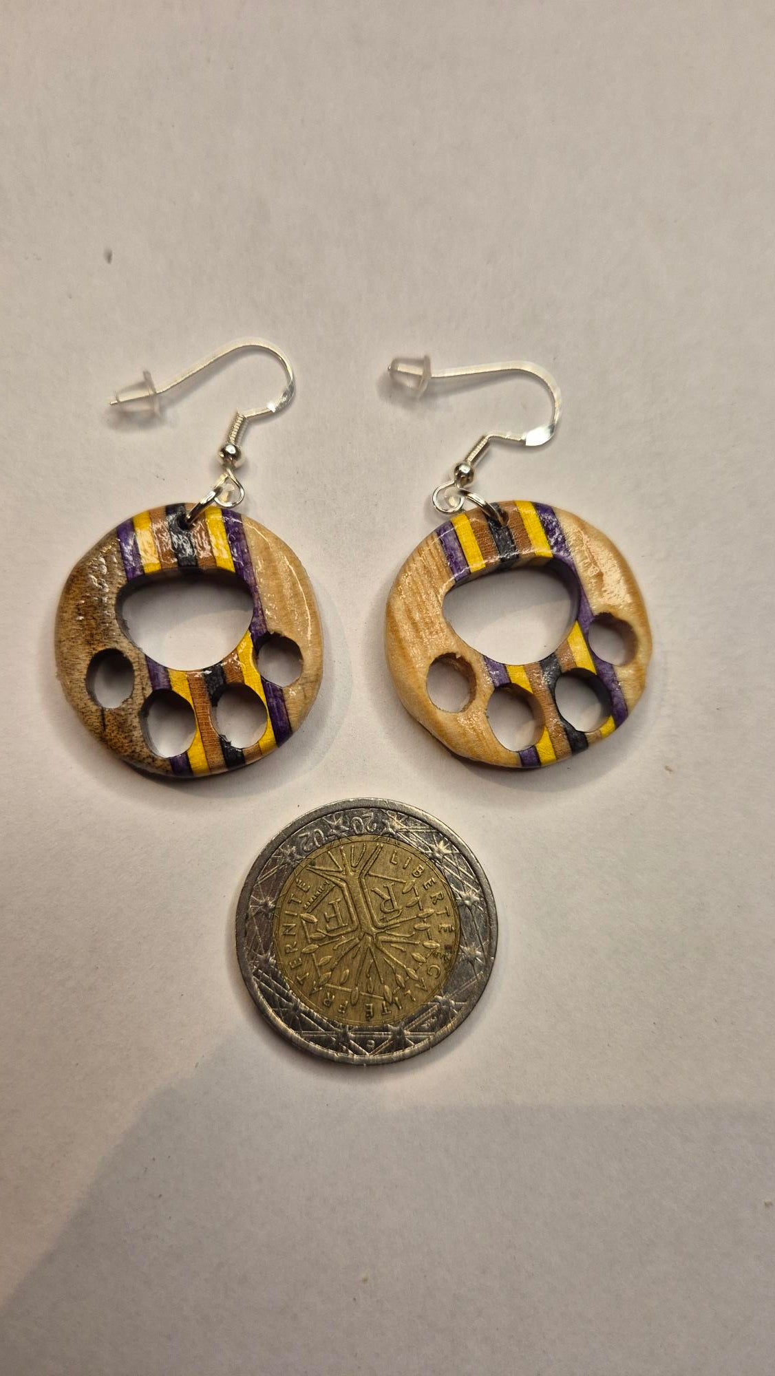 Boucles d'oreilles "Empreinte"