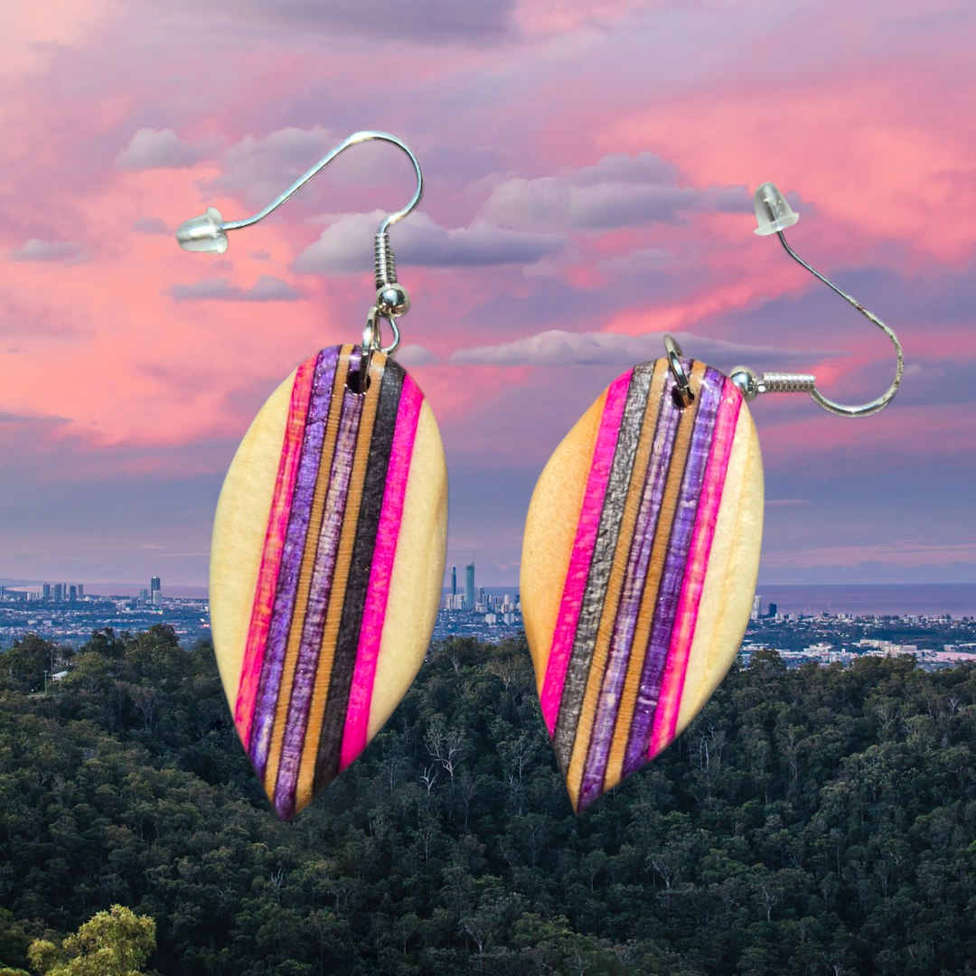 Boucles d'oreilles "surf paradise"
