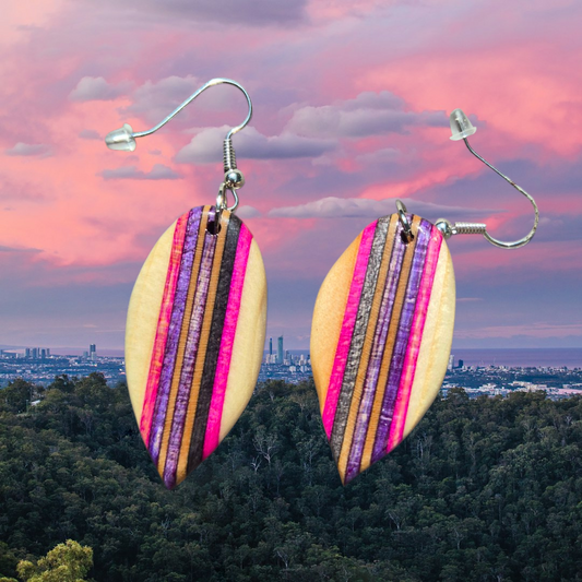 Boucles d'oreilles "surf paradise"