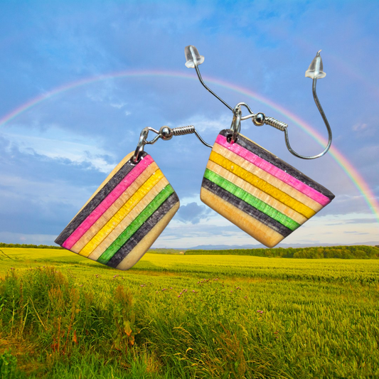Boucles d'oreilles "Explosion de couleurs"