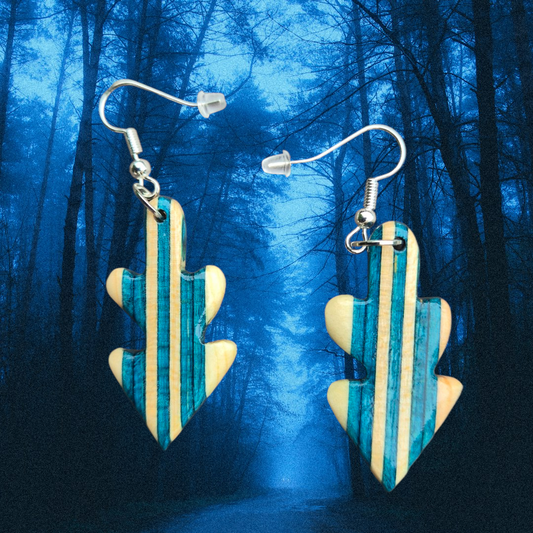 Boucles d'oreilles "Bleu turquoise"