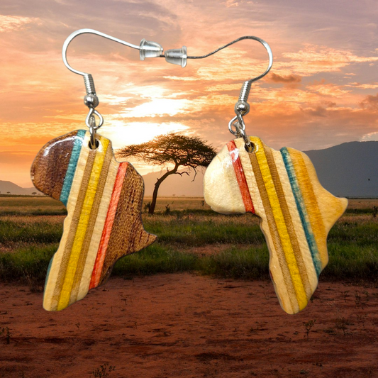 Boucles d'oreilles"AFRIQUE"