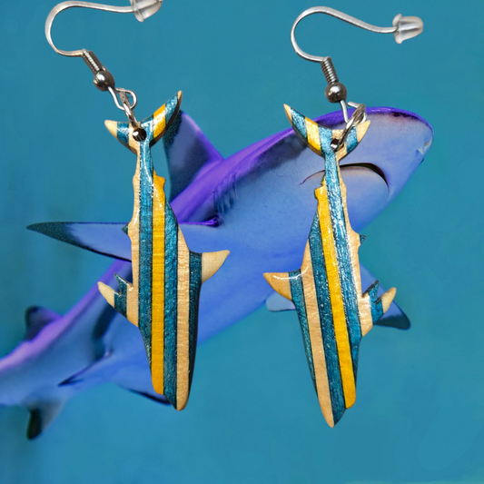 Boucles d'oreilles "Requin"