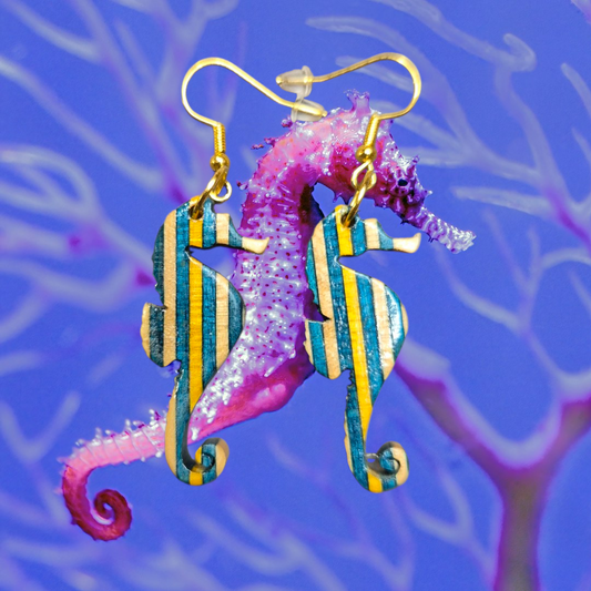 Boucles d'oreilles hippocampe"