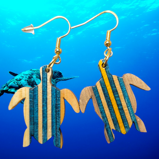 Boucle d'oreilles "Amour de tortue"