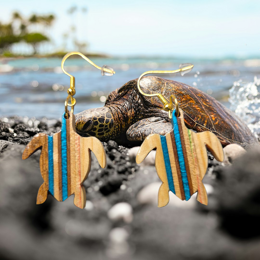 Boucles d'oreilles "couple de tortue"