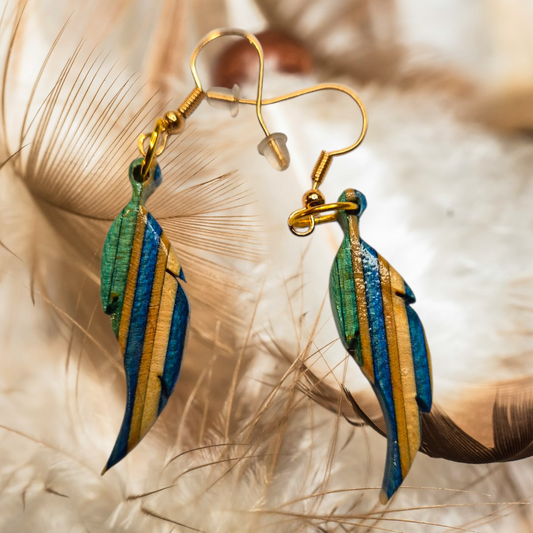 Boucles d'oreilles "Plumes"