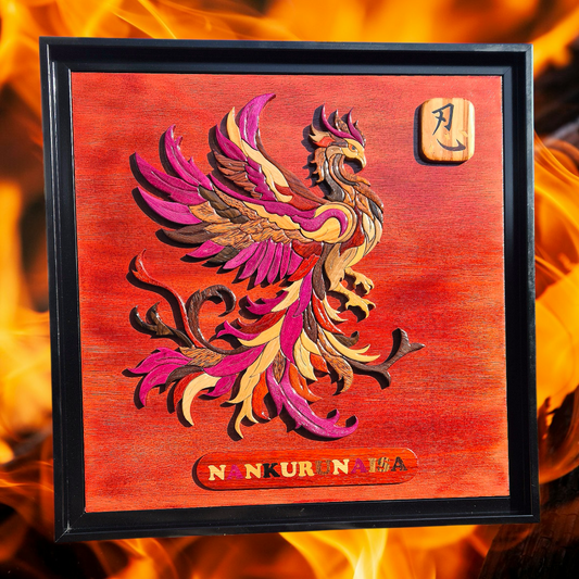 Art de l'intarsia "Le Phoenix Nankurunaisa"