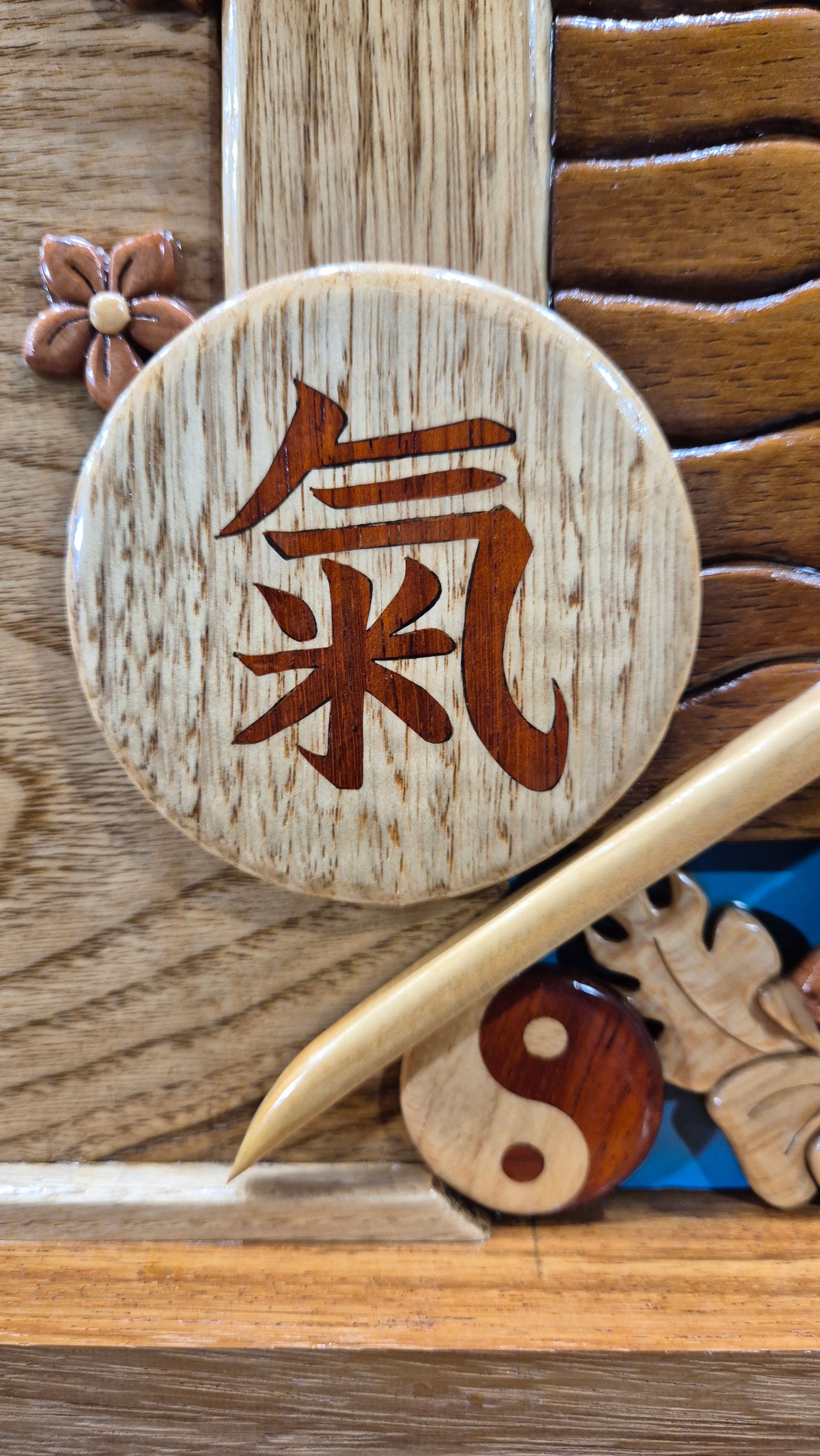 Art de l'intarsia "fresque monumentale japonaise "